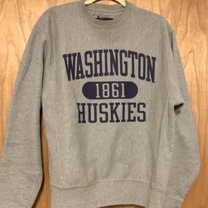 University of Washington Champion Double Reverse Weave Sweatshirt